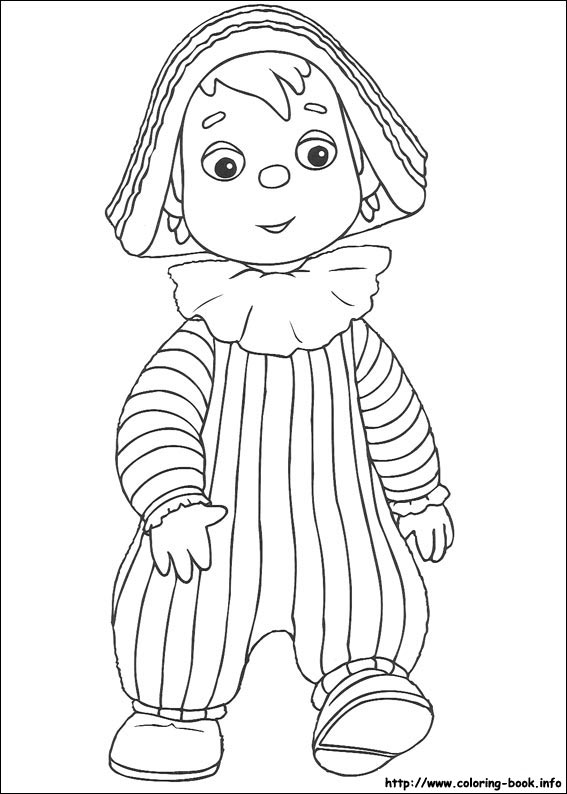 Andy Pandy coloring picture